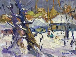 Gemälde, Cold, Oksana Ivanyuk