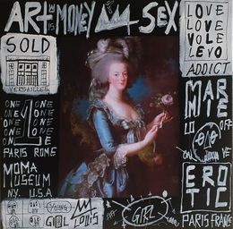 Painting, Reine Marie Antoinette, Spaco
