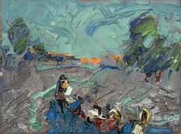 Painting, Evening road, Ivanyuk Oleksiy