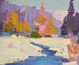 Painting, Winter, Alexander Shandor