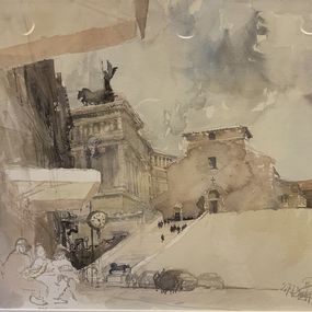 Gemälde, Caffe' del teatro, Roma, Maciej Zaborowski