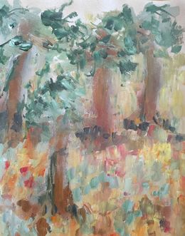 Painting, Dance of trees, Natalya Mougenot