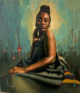 Peinture, To The One Who Knows 1, Elisha Nyong