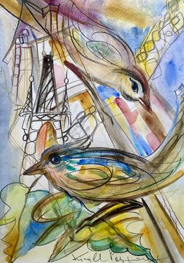 Dessin, Autumn Melancholy of the Old Town, Kirill Postovit