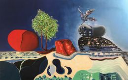Peinture, Paysage Fantasmagorique, José Perez Hernandez
