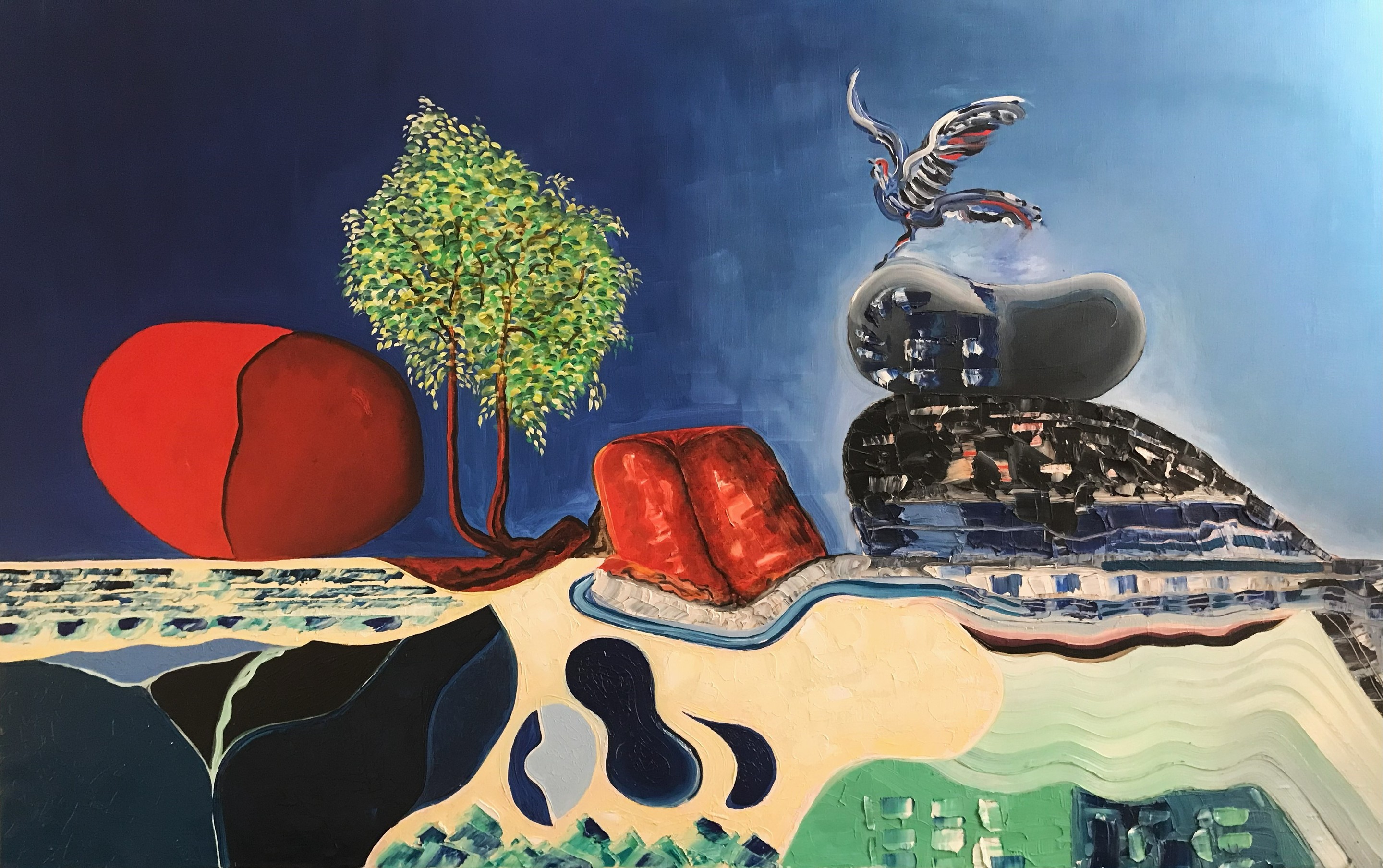 José Perez Hernandez, Paysage Fantasmagorique José Perez Hernandez, Paysage Fantasmagorique