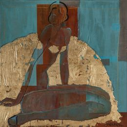 Édition, Collage brown & blue, Joanna Sarapata