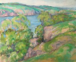 Gemälde, Summer landscape, Peter Tovpev
