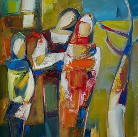 Painting, The Family Circle, Mateos Sargsyan