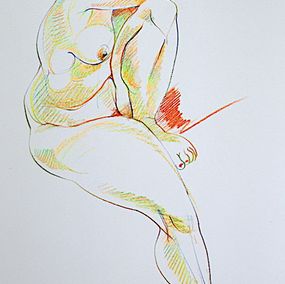 Zeichnungen, Nue de profil, Elisabeth Cibot