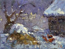Gemälde, Evening, Oksana Ivanyuk