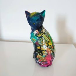 Sculpture, Le chat et la souris, Âme Sauvage