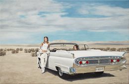Painting, White Lincoln, Nataliya Bagatskaya