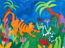 Dessin, Patways to bliss 5, Alina Papazova