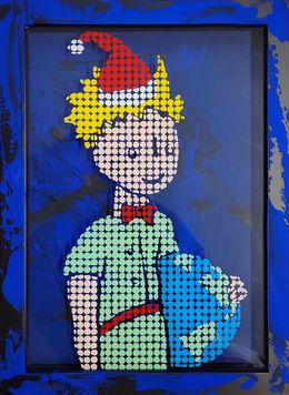 Gemälde, Petit prince Noël Box 3D, Wawapod