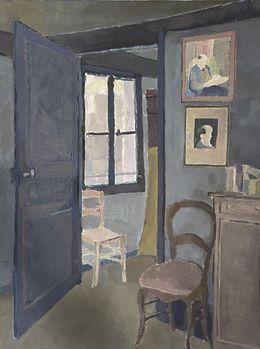 Fine Art Drawings, Paris Rue Rameau, Francine Ledieu
