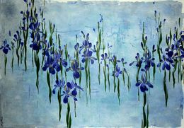 Gemälde, Fleurs d'Eau, Sophie Duplain