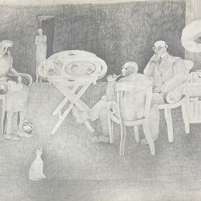 Zeichnungen, Rue Rameau Paris, Francine Ledieu