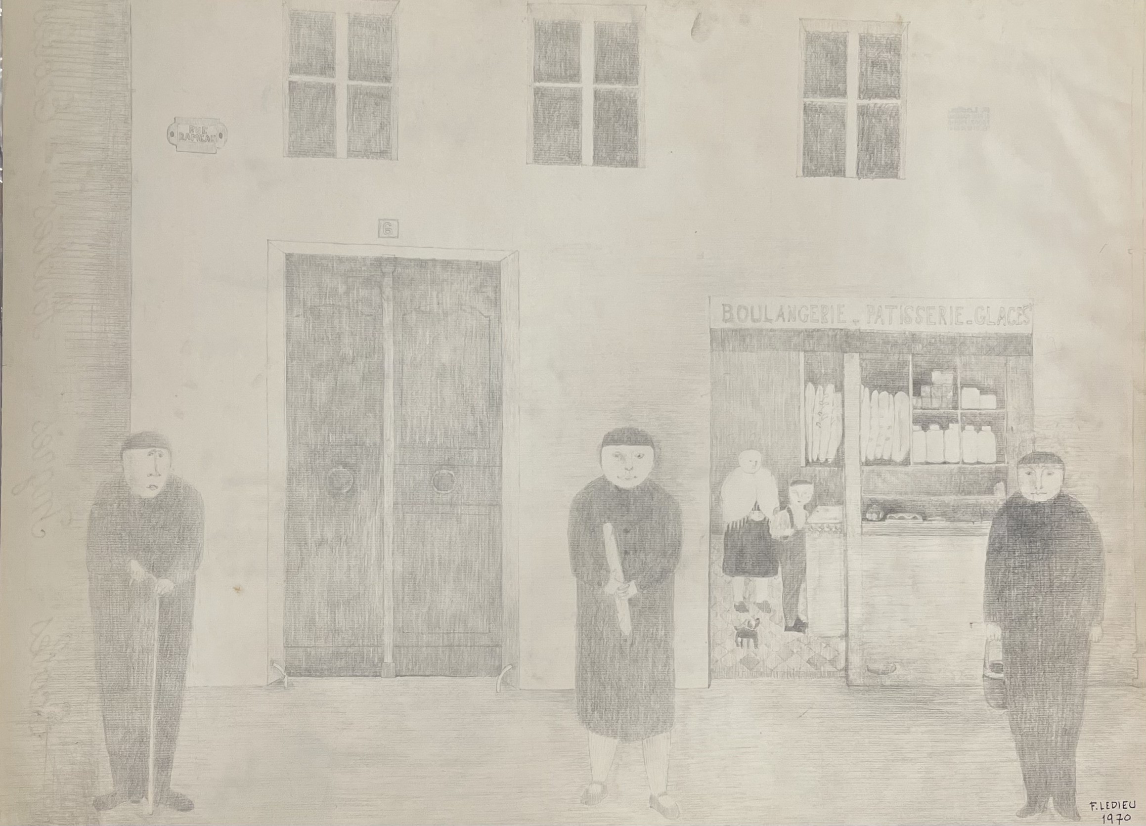 Francine Ledieu, Paris Rue Rameau Francine Ledieu, Paris Rue Rameau