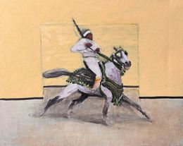Peinture, Cavalier Arabe, Antoine De La Boulaye
