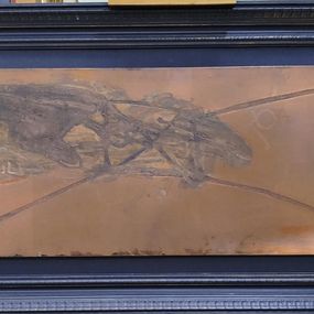 Painting, Plaque de cuivre et carborumdum, Antoni Tapies