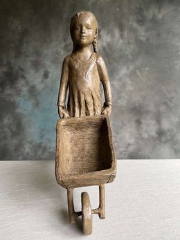 Sculpture, La brouette / The wheelbarrow, Sylvie Gaudissart