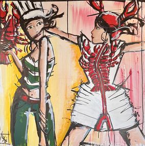 Painting, Hommage au homard, Lydi