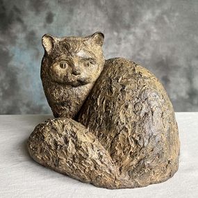 Sculpture, The cat, Sylvie Gaudissart
