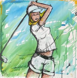 Painting, Le swing blonde, Lydi