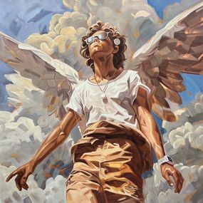 Gemälde, Un ange passe II, Clémentine Verlaine