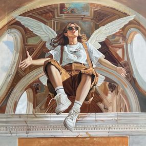 Gemälde, Un ange passe, Clémentine Verlaine