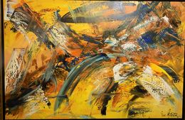 Painting, The intensity of the moment, Luc Mora