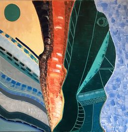 Gemälde, Totem et Nostalgie, José Perez Hernandez