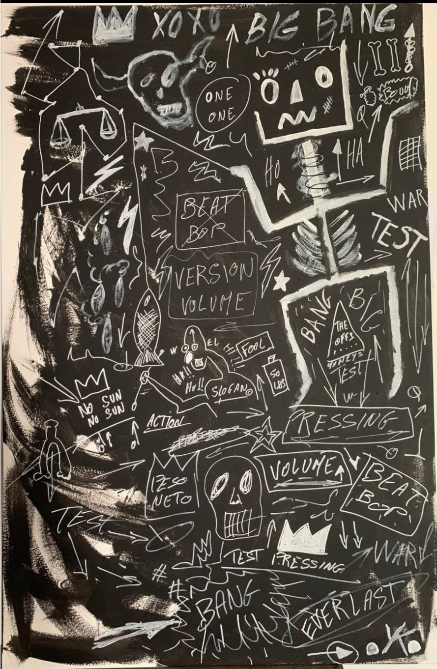 Ykstreetart, Hommage à Basquiat Ykstreetart, Hommage à Basquiat