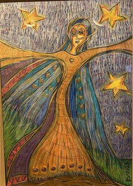 Peinture, Summer night, Ewa Dura
