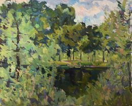 Gemälde, Dense forest, Peter Tovpev