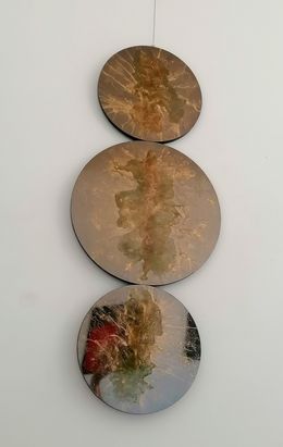 Painting, Trinity Or - Totem - Dream - Reve - Or - Gold - Luxury - Dior - Art brut - Miroir Mirror, Adélaïde Leferme