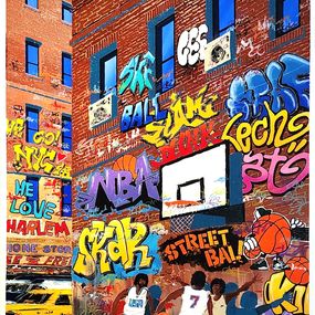 Gemälde, NY Street ball, Pierre Barillot