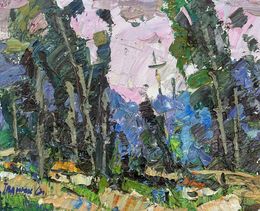 Gemälde, The rustle of poplars, Ivanyuk Oleksiy
