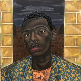 Gemälde, Boy in Wonderland 2, Samson Olatubosun