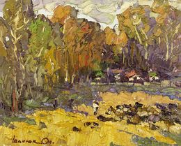Painting, On the edge of the forest, Ivanyuk Oleksiy