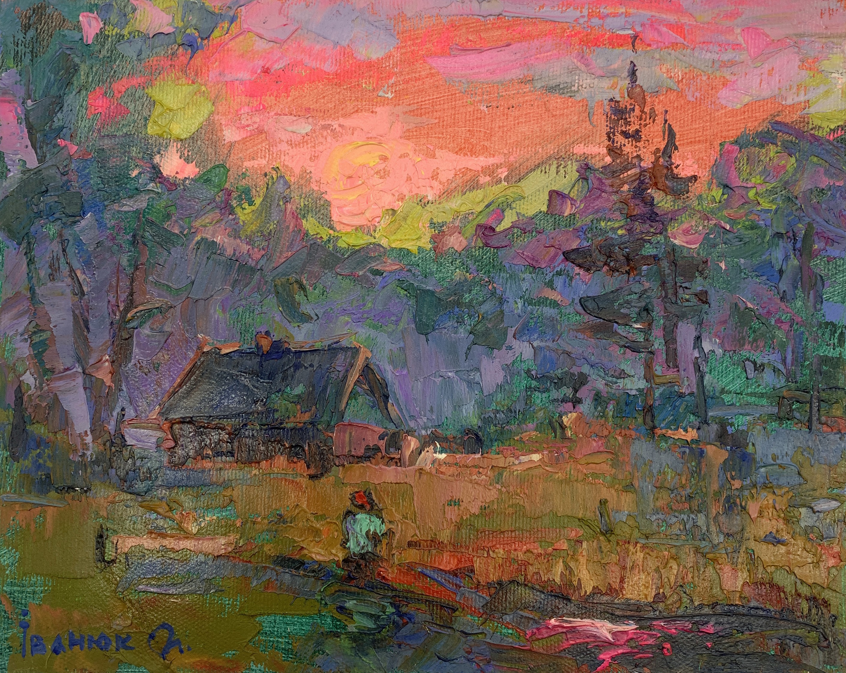 Ivanyuk Oleksiy, Pink evening Ivanyuk Oleksiy, Pink evening