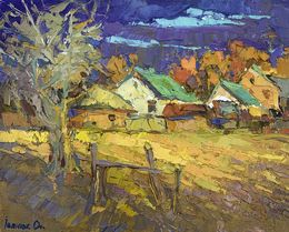 Painting, Warm evening, Oksana Ivanyuk