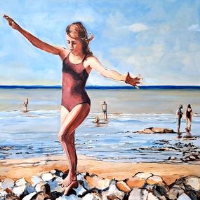 Gemälde, En Equilibre, Carole Leprince