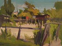 Painting, Jardin à la Queue d'Arve, René Guinand