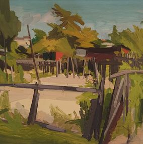 Gemälde, Jardin à la Queue d'Arve, René Guinand