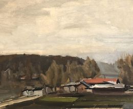 Gemälde, Paysage, René Guinand