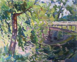 Gemälde, Road to the city, Peter Tovpev