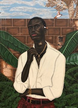 Painting, Till It All Withers 2, Samson Olatubosun