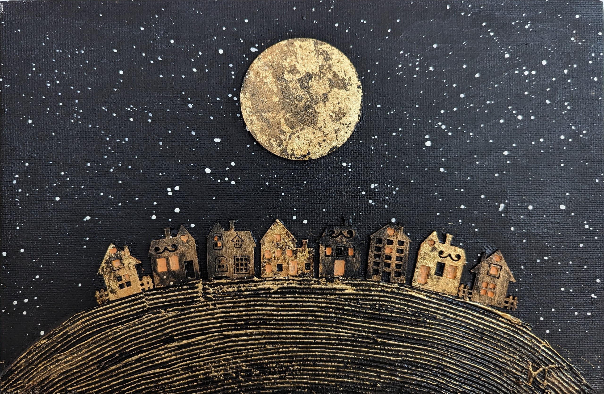 Kristiana Georgieva, Super moon over city Kristiana Georgieva, Super moon over city